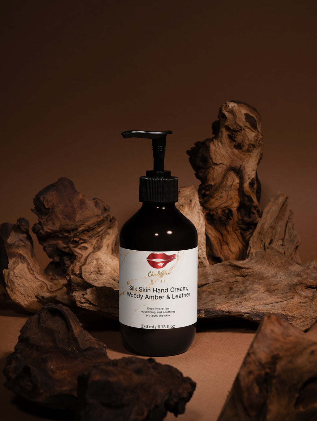 Silk Skin Hand Cream, Woody Amber & Leather